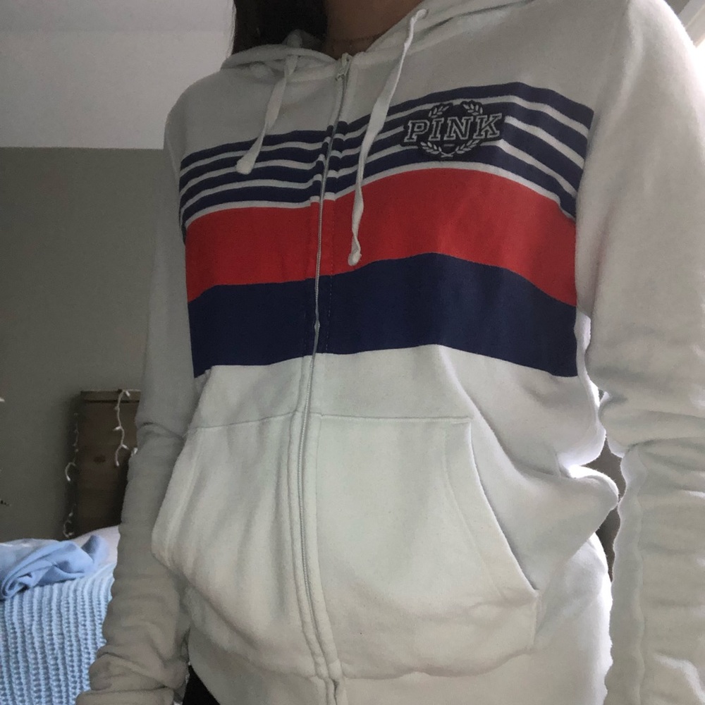 PINK Zip Up Sweatshirt